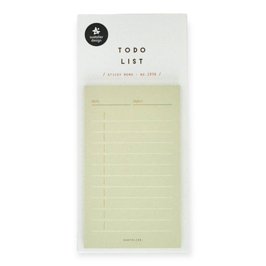 Suatelier - Daily Plan Sticky Memo No. 1936