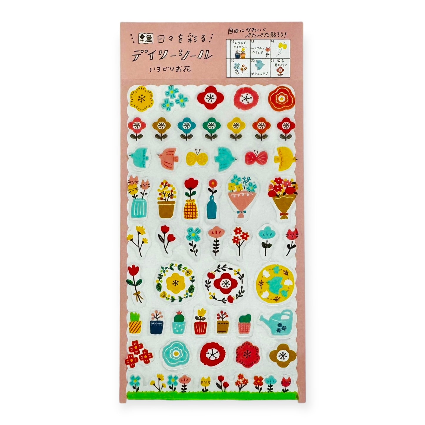 Furukawashiko Sticker Sheet - Watashi Biyori - Flowers