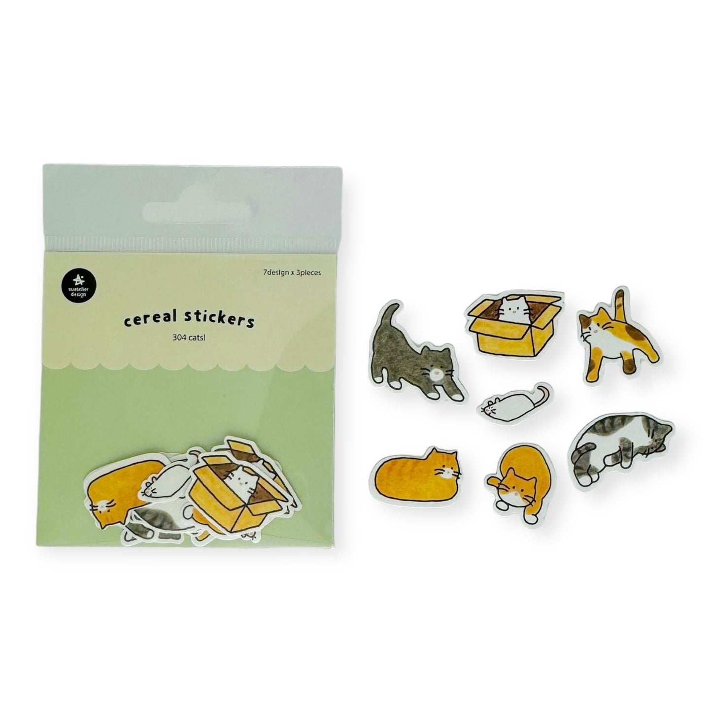 Suatelier Flake Sticker - Cats (No. 304)