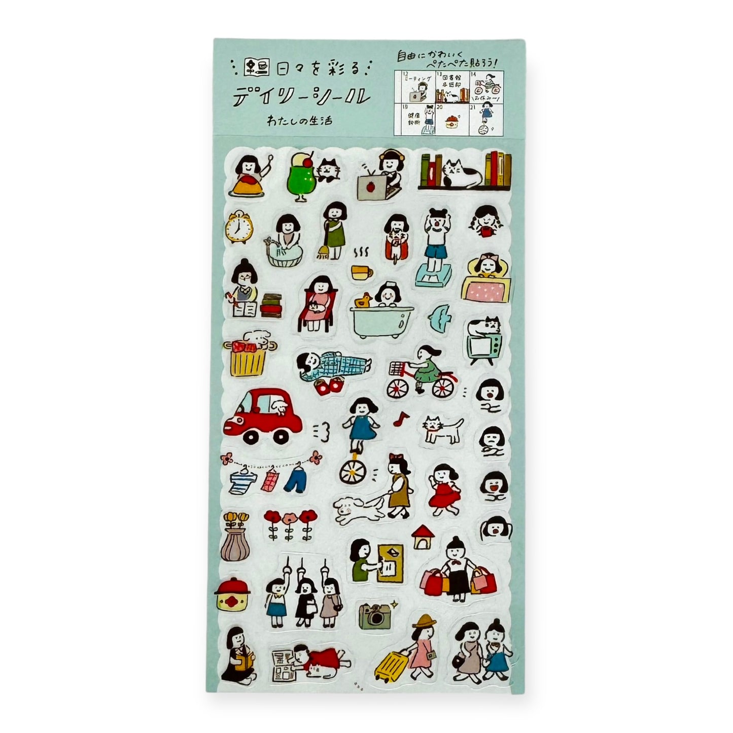 Furukawashiko Sticker Sheet - Watashi Biyori - Daily Life 2