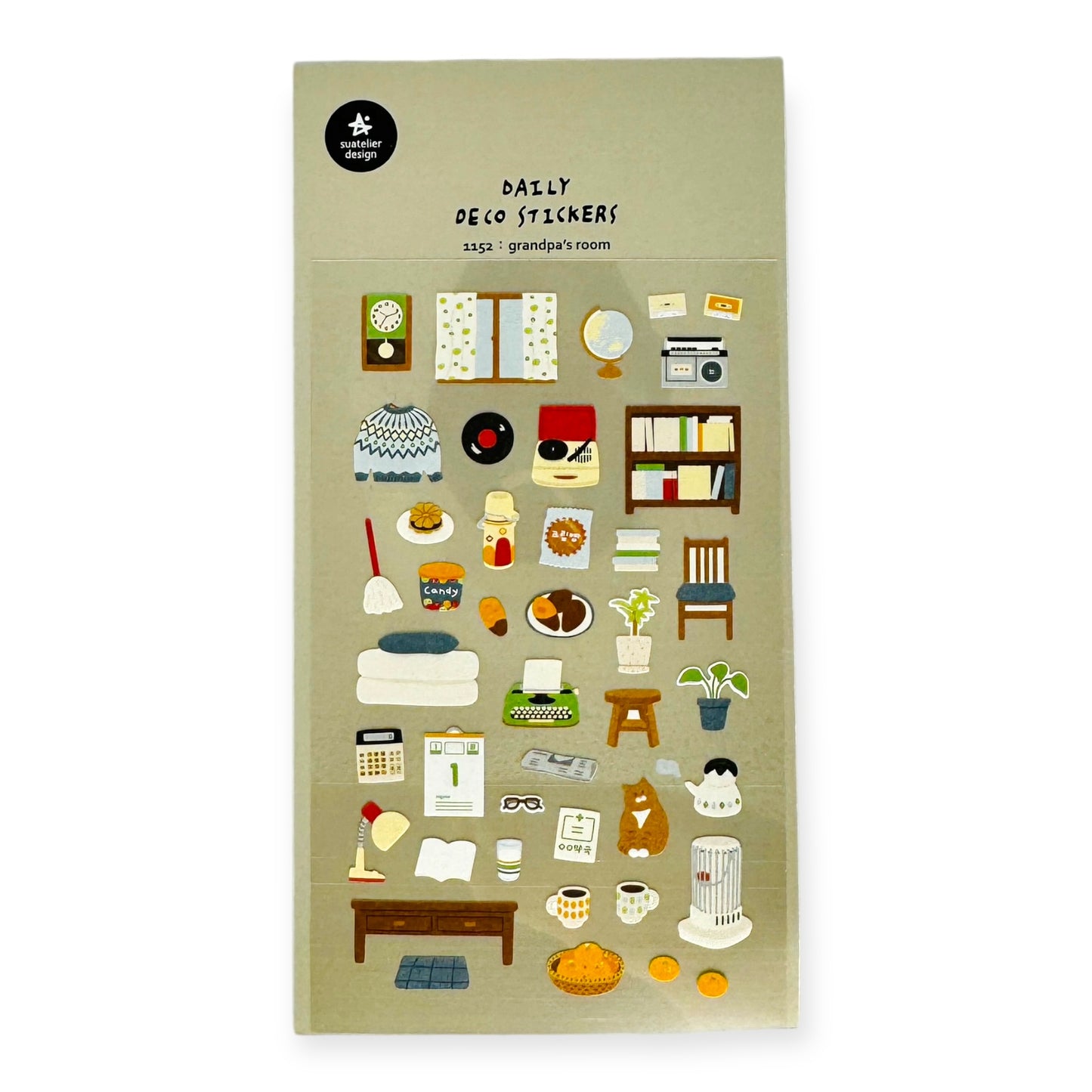 Suatelier Grandpa's Room Sticker (No. 1152)