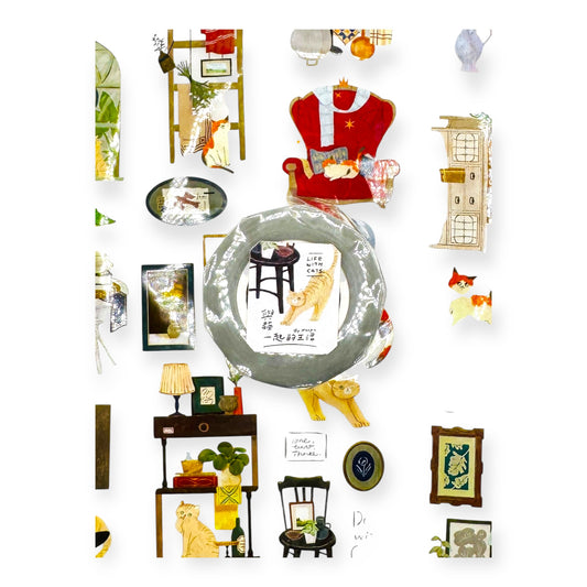 OURS Studio - Life with Cats PET Tape