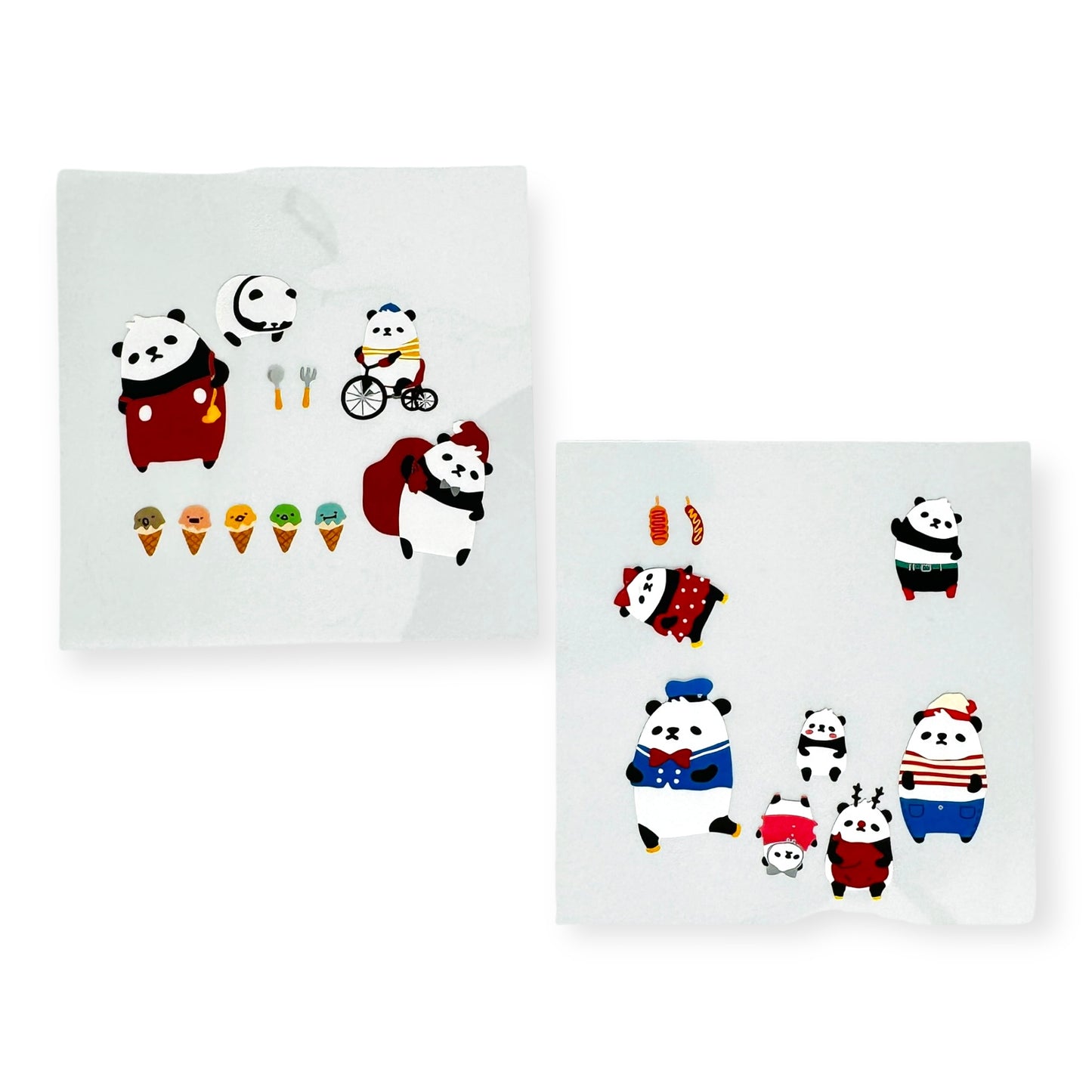 Suatalier Seal Sticker No. 1519 - Lovely Pandas