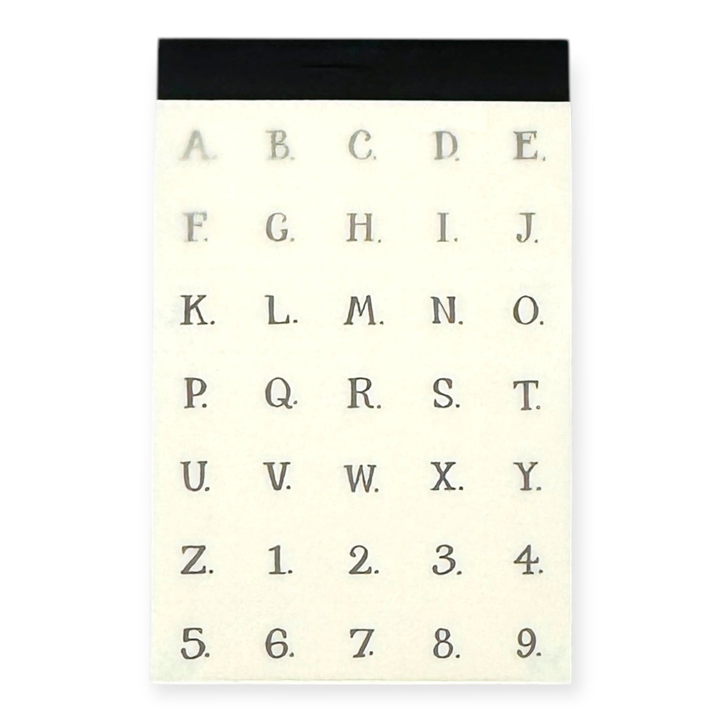 OURS Studio Letter Press Note Pads - Wordmark