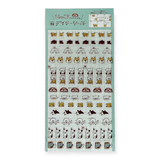 Furukawashiko Sticker Sheet - Watashi Biyori - Hyokkori Doggy