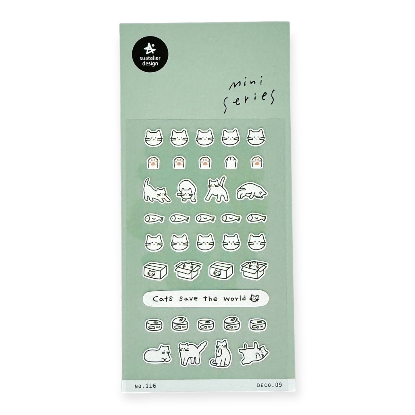Suatelier - Mini Series Sticker No. 116 (Deco.09)