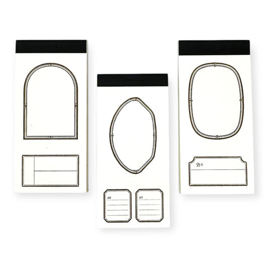 OURS Studio Letter Press Note Pads - Labels