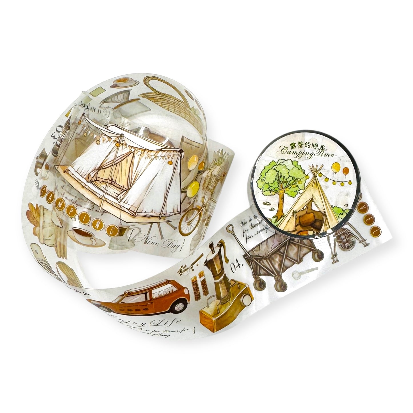 Camping Time PET Tape