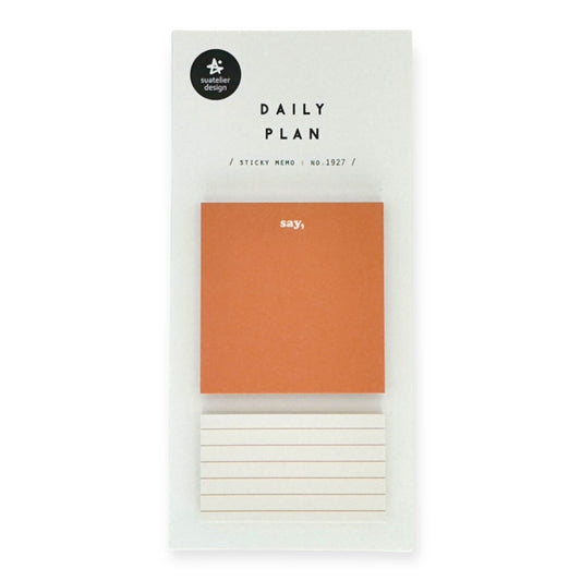 Suatelier - Daily Plan Sticky Memo No. 1927