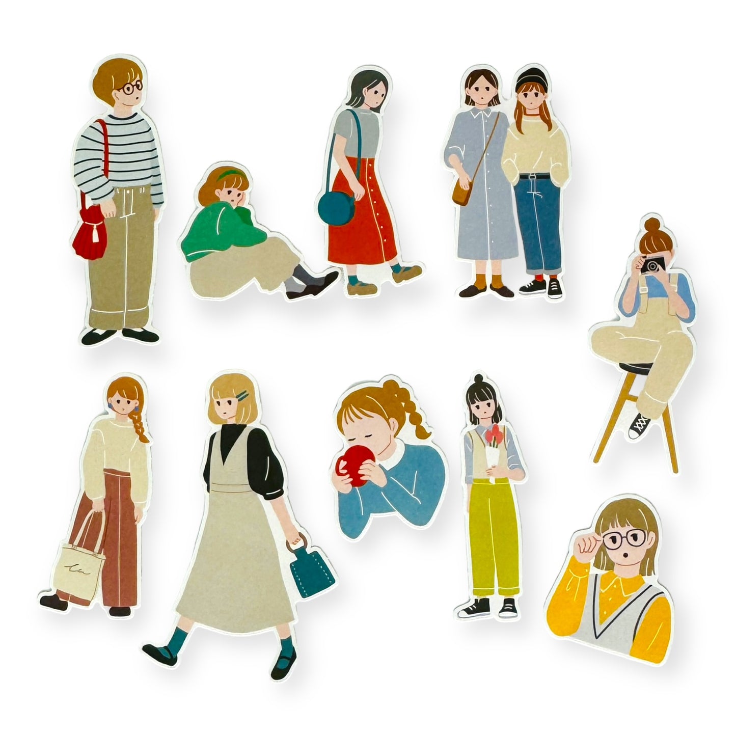 Mind Wave - Amie Sticker Casual Girl