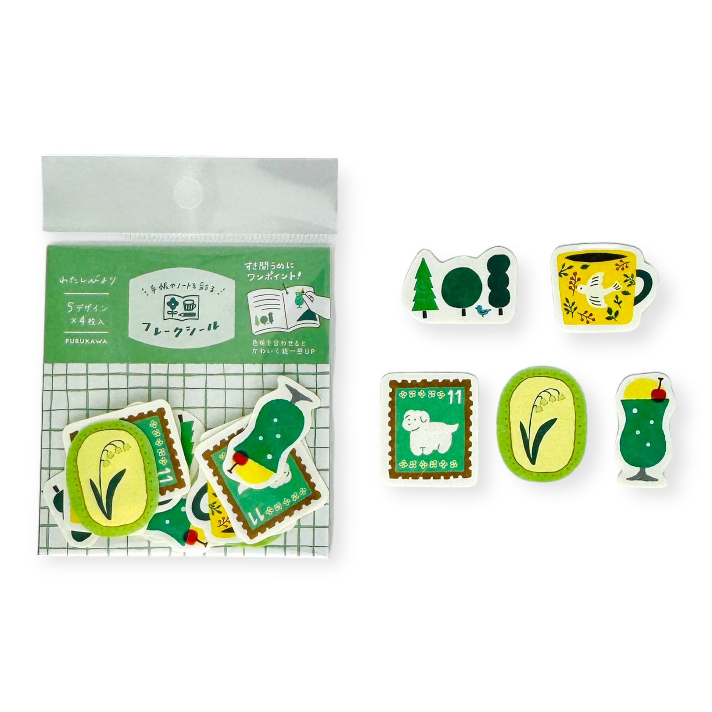 Furukawashiko Watashi Biyori Flake Stickers