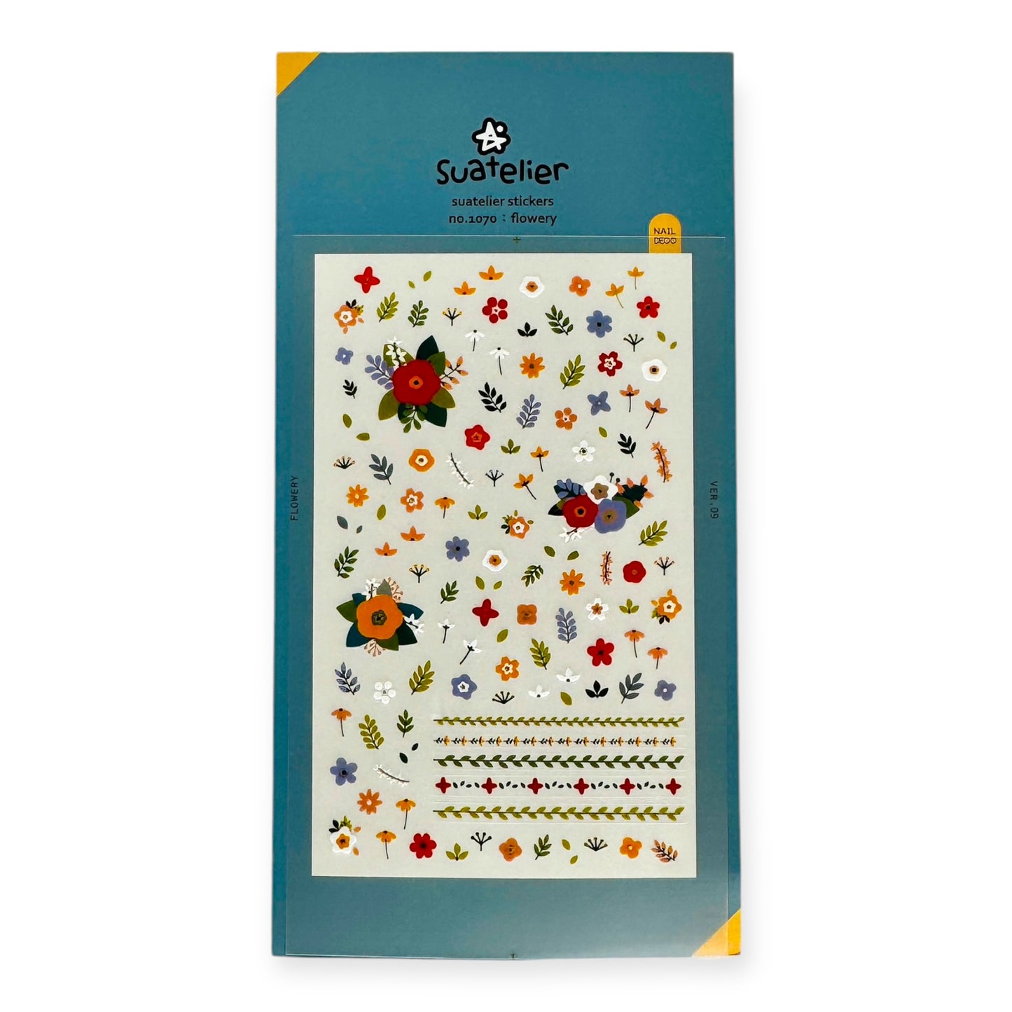 Suatelier Flowery Sticker/Nail Deco (No. 1070)