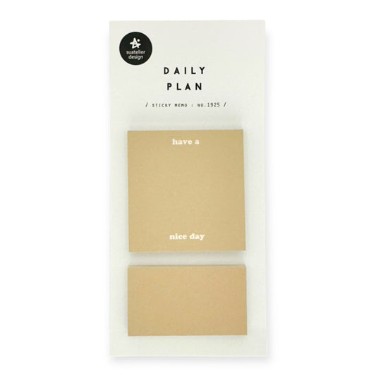Suatelier - Daily Plan Sticky Memo No. 1925