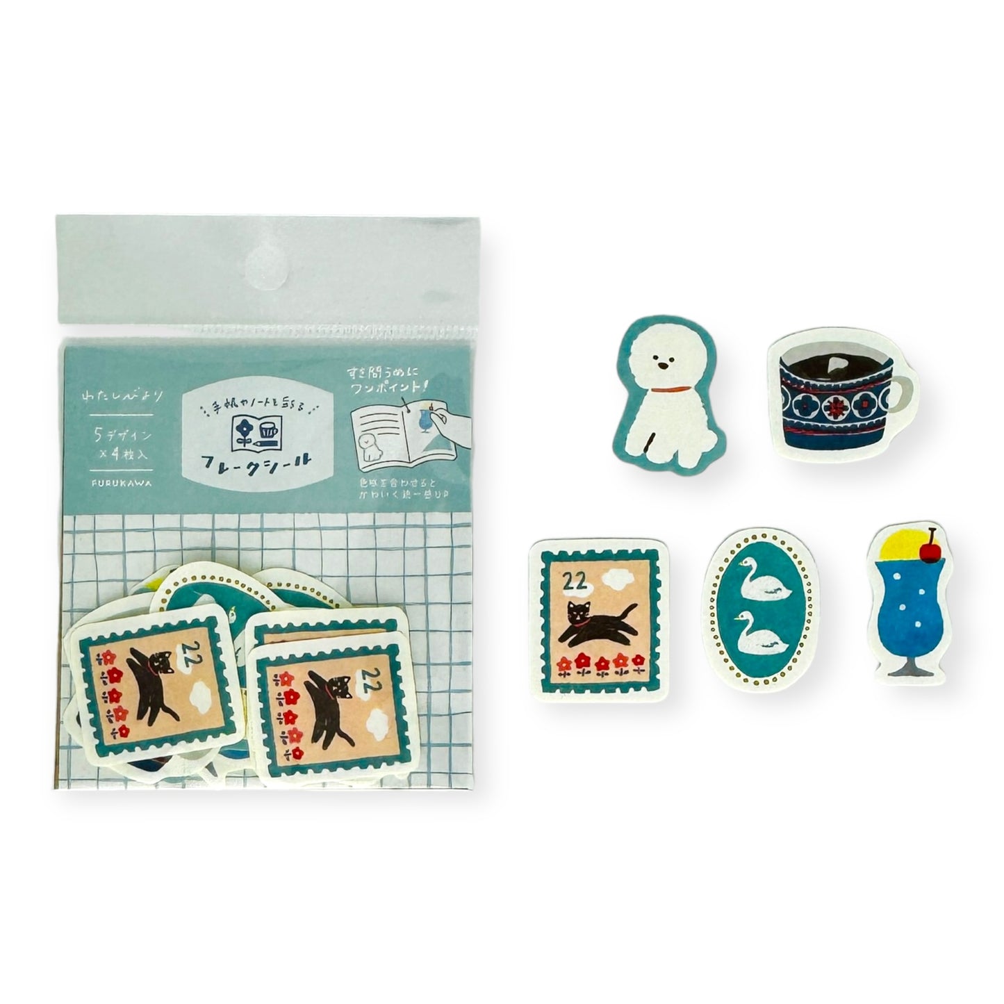 Furukawashiko Watashi Biyori Flake Stickers