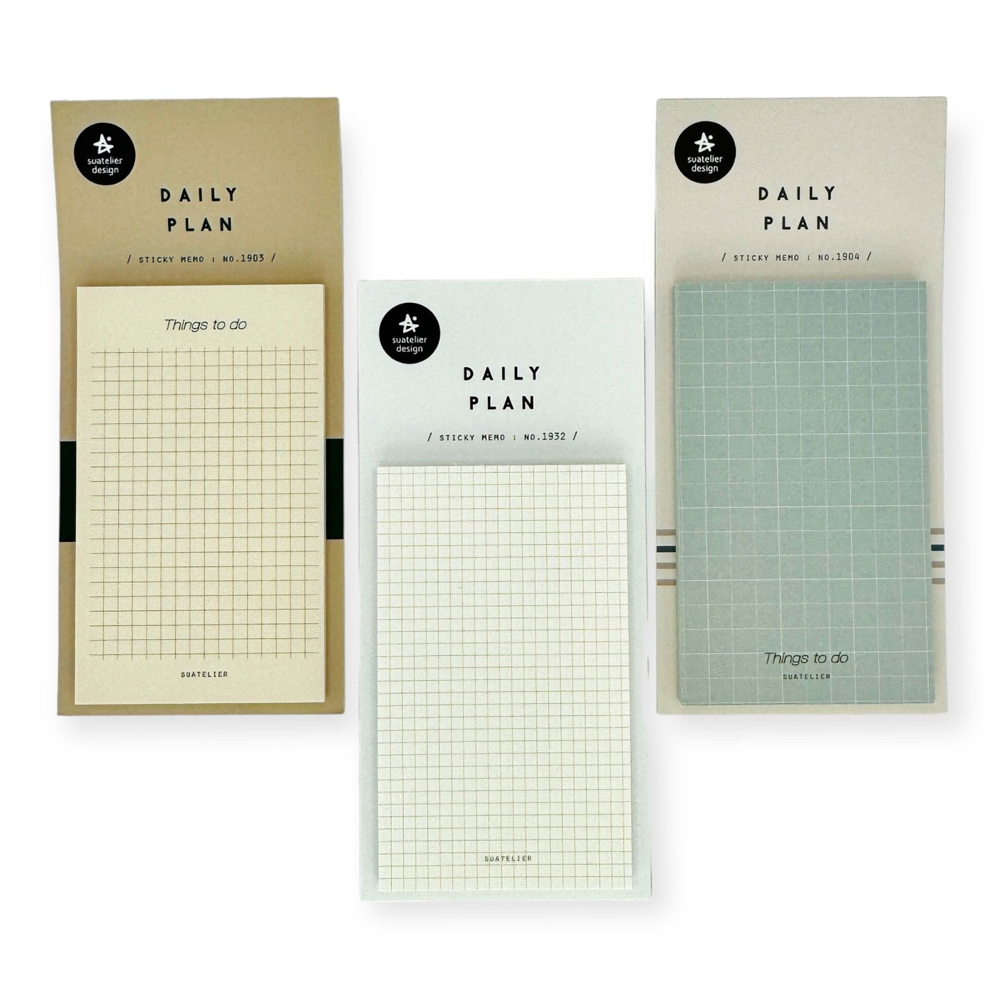 Suatelier - Daily Plan Sticky Memo No. 1932