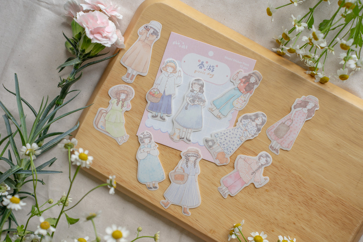 Sho Little Happiness - Picnic Day- Sticker Pack