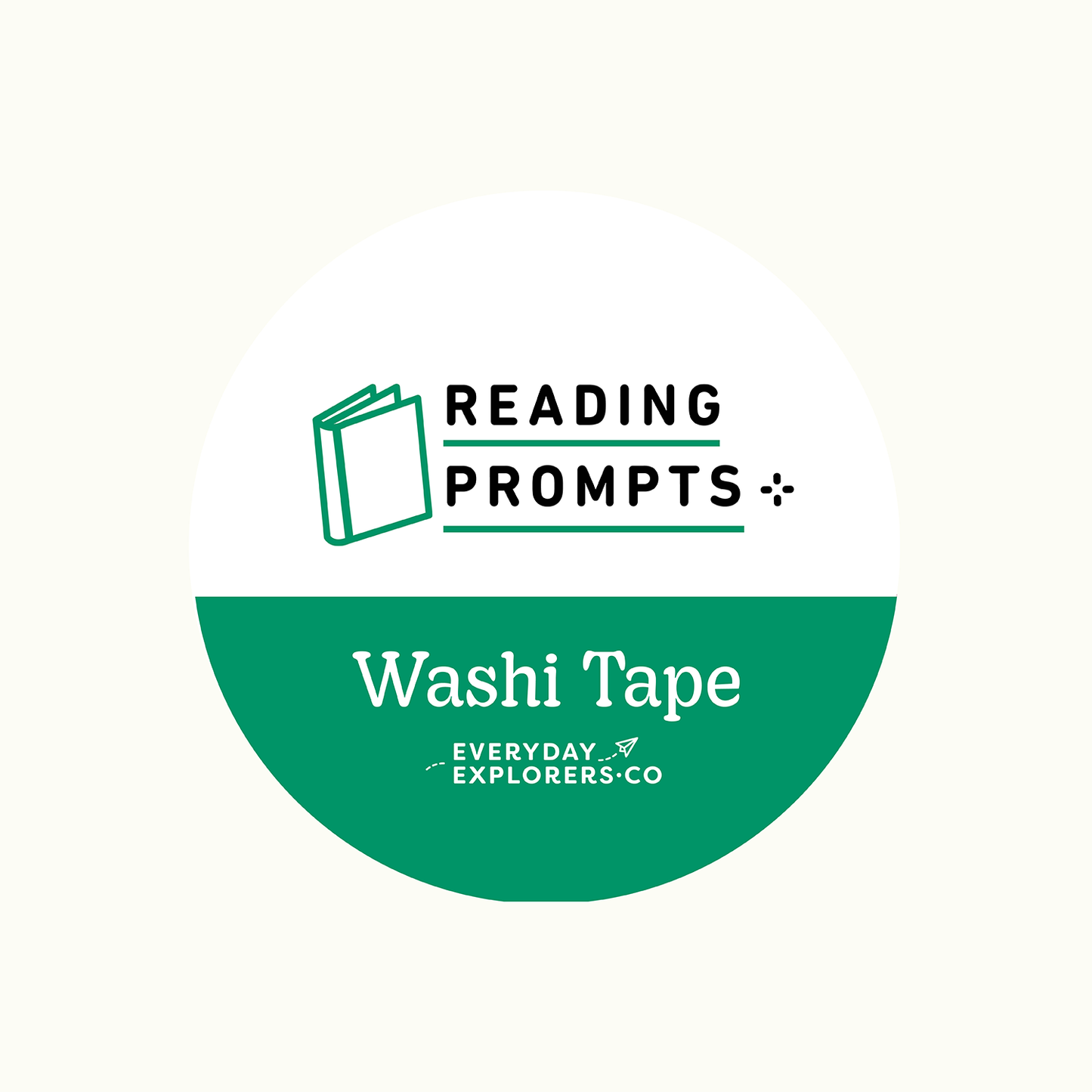 Everyday Explorers Co. Washi Tape - Reading Prompts