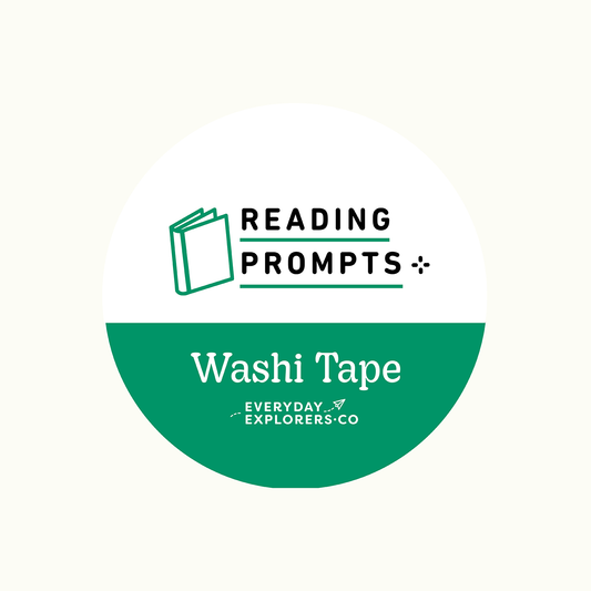 Everyday Explorers Co. Washi Tape - Reading Prompts