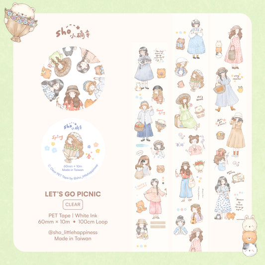 Sho Little Happines - Let's Go Picnic - PET Tape