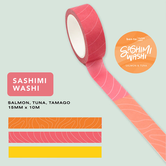 Paper Diet - Washi Tape - Sashimi Washi