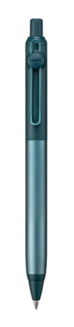 Uni-ball Zento Gel Pen Flow Model - 0.5 mm, Black Ink - Metallic Body (Limited Edition)