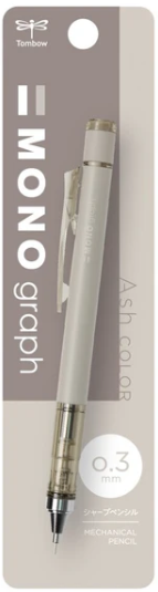 Tombow Monograph Mechanical Pencil - Ash Color Series - 0.3 mm