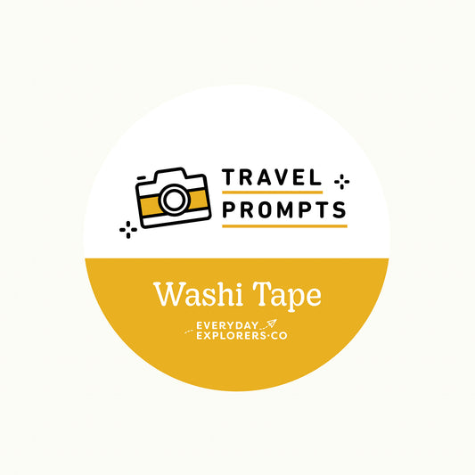 Everyday Explorers Co. Washi Tape - Travel Prompts