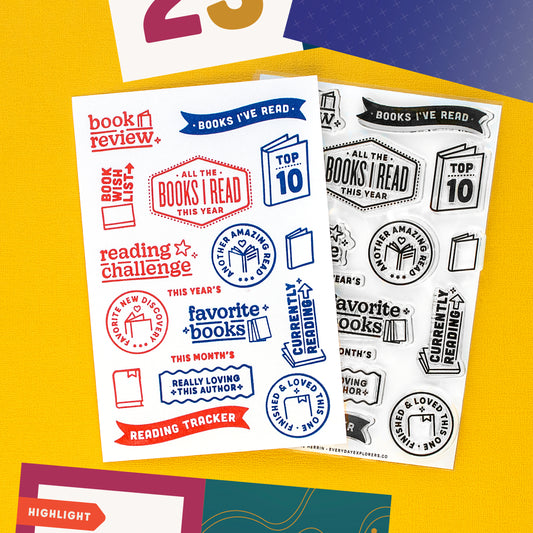 Everyday Explorers Co. Clear Stamp Set - Book Review