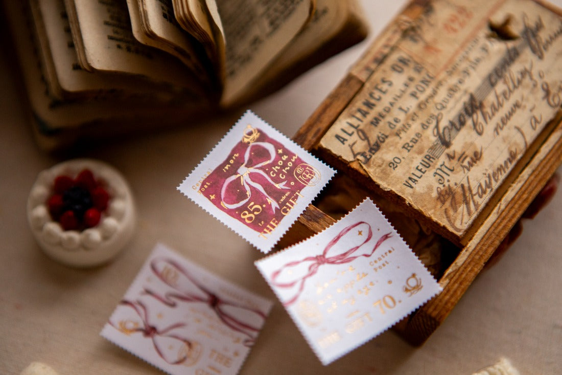 OURS Studio Stamp Sticker - Ribbon Bow