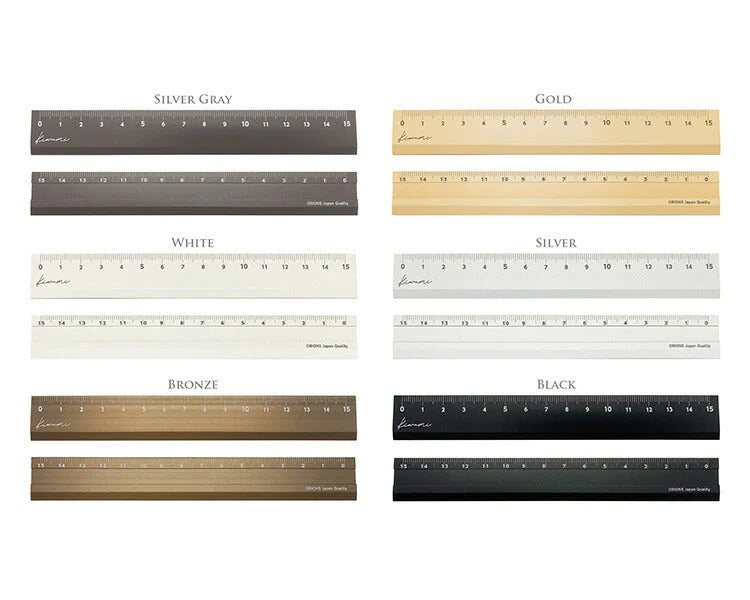 Plus Kiwami Series Aluminum 15 cm Ruler