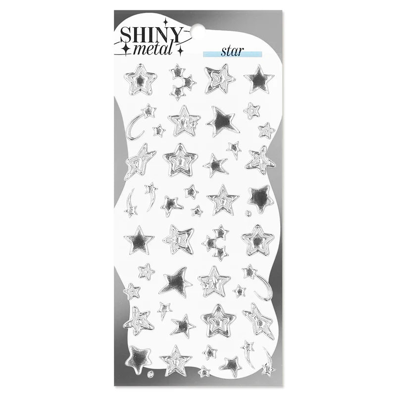 Mindwave Sticker Sheet - Shiny Metal
