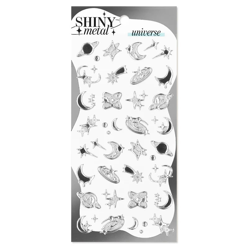 Mindwave Sticker Sheet - Shiny Metal
