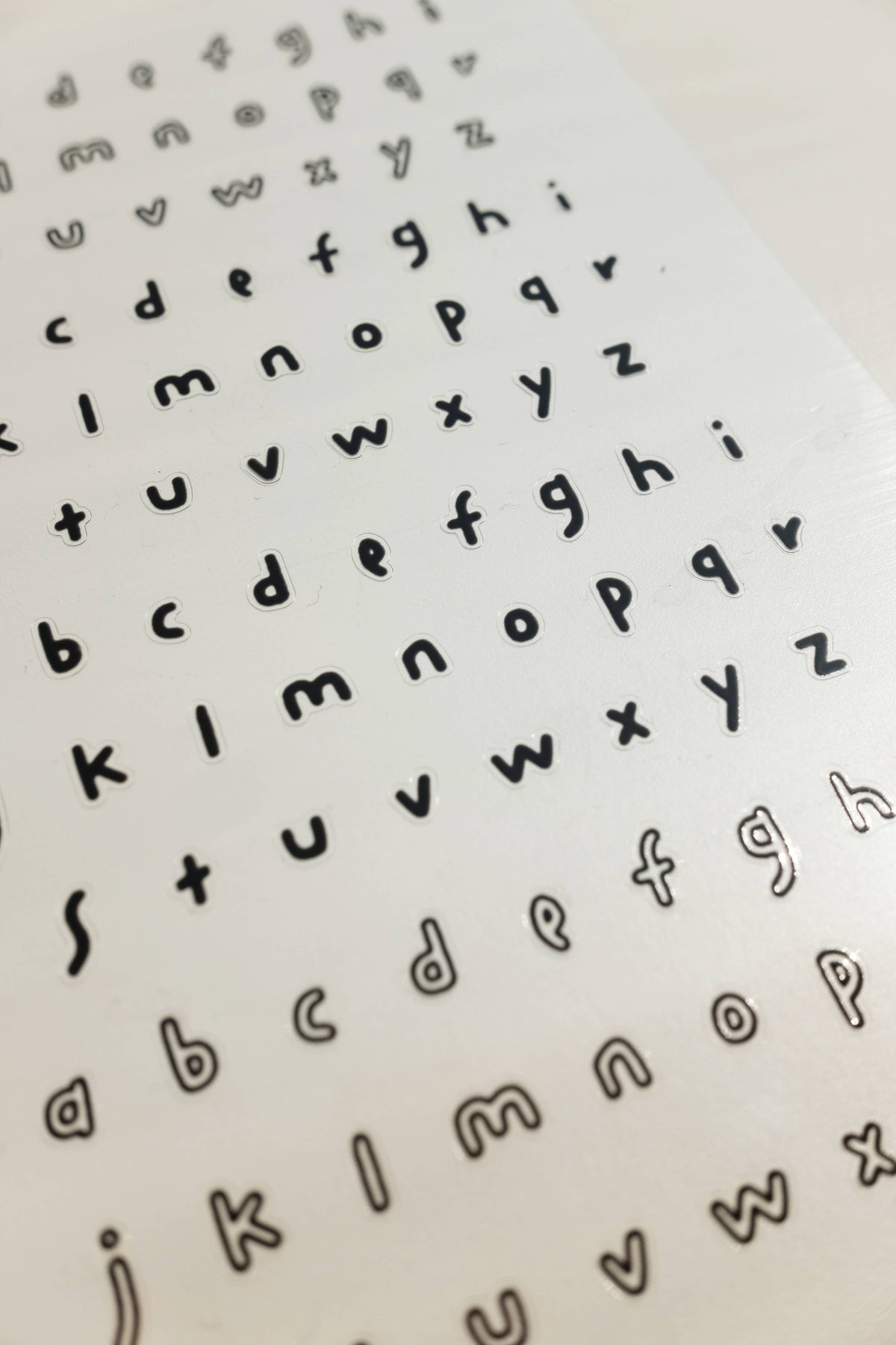 Suatelier Sticker Sheet - Handwriting#1
