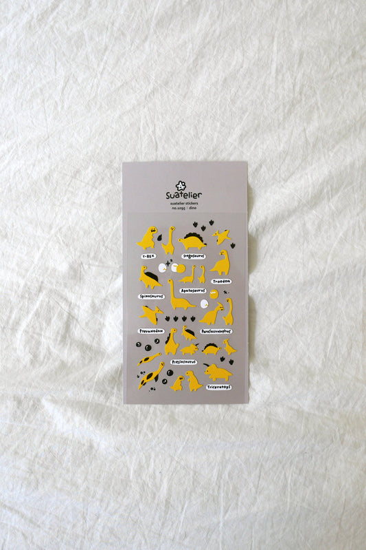 Suatelier Sticker Sheet - Dino