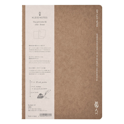 Kleid Notes B6 Tiny Grid Notebook