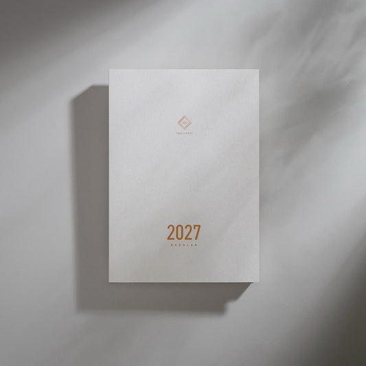 2027 Take a Note Regular A5 Planner - English Version (PRE-ORDER)