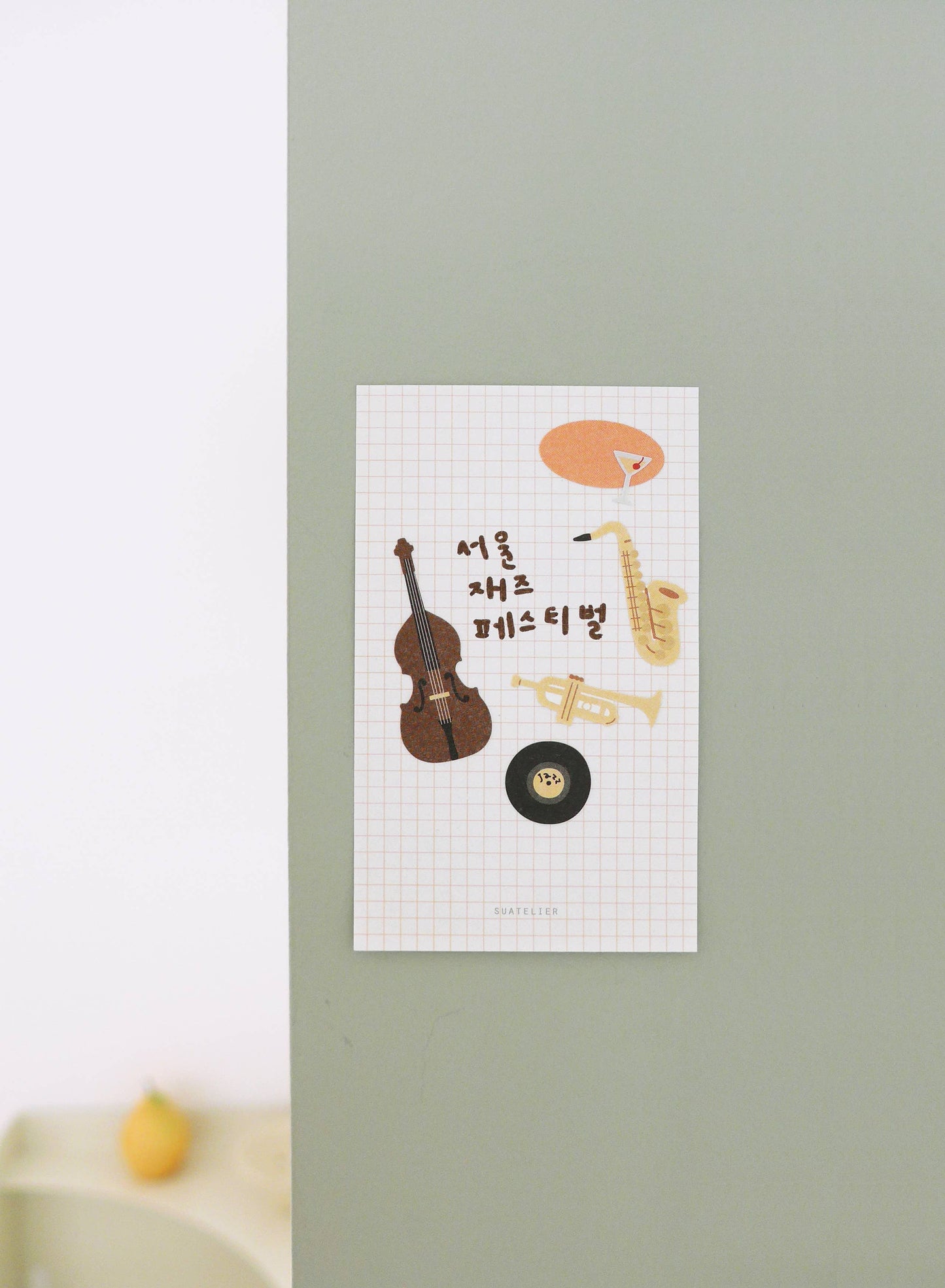 Suatelier Sticker Sheet - Jazz cafe