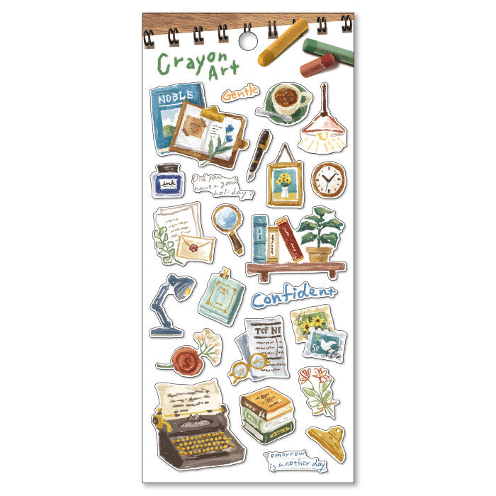 Mindwave Sticker Sheet - Crayon Art