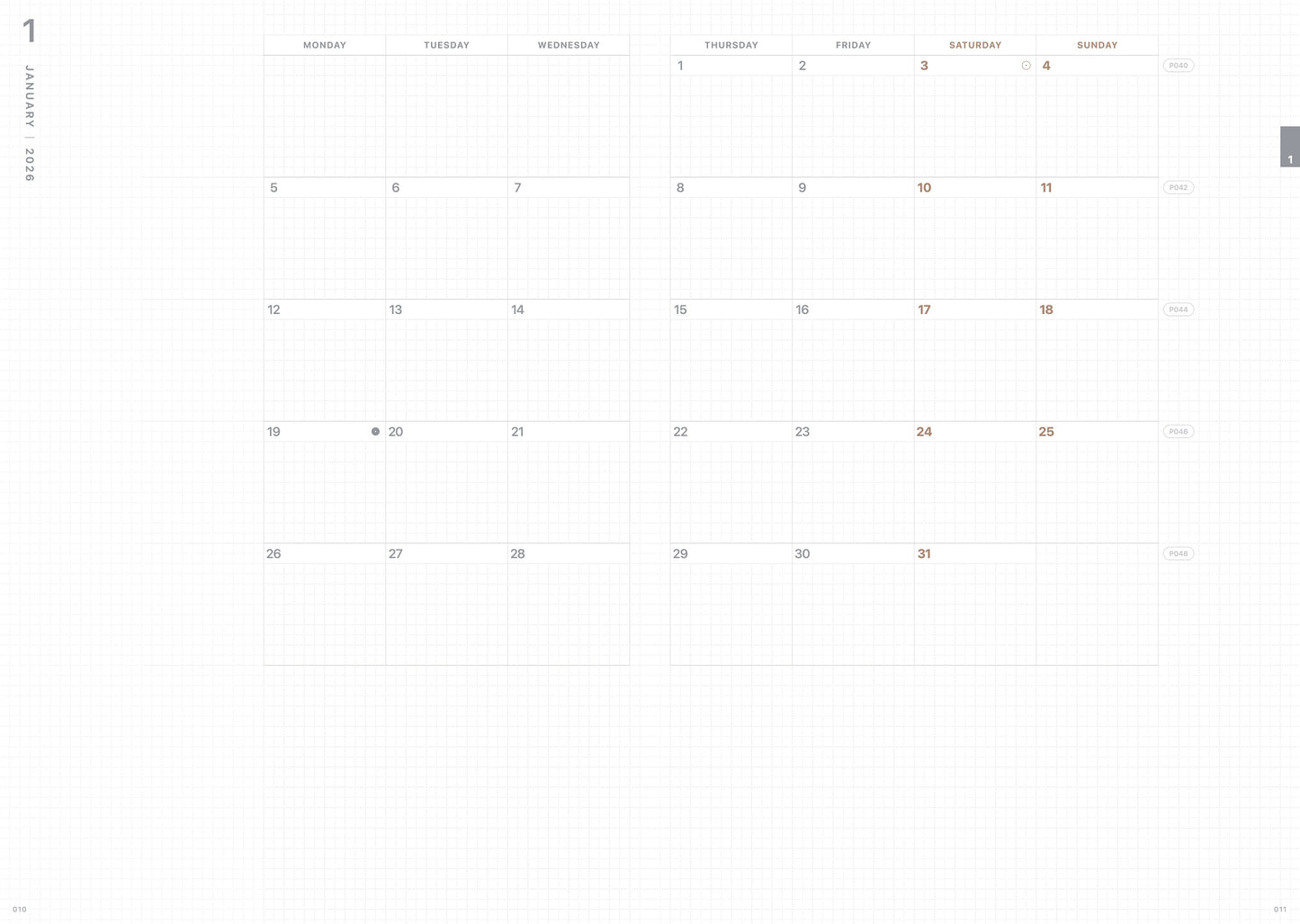 TAKE A NOTE 2026 MEDIUM PLANNER B6 (Pre-Order)