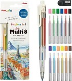 Pentel Multi-8 Lead Holder Set with Refills and Sharpener