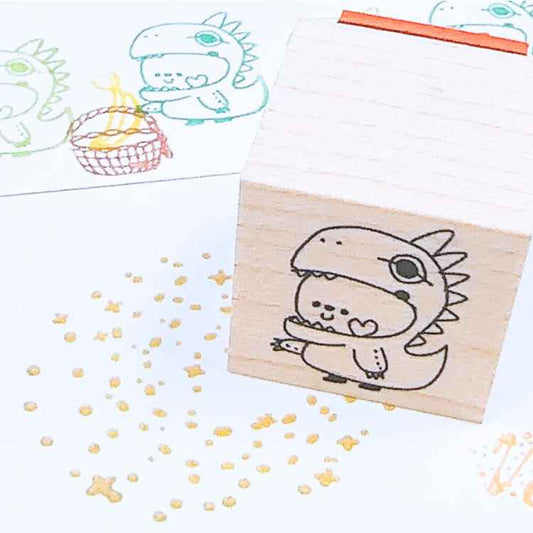 Kayonoko Cute Dinosaur Stamp