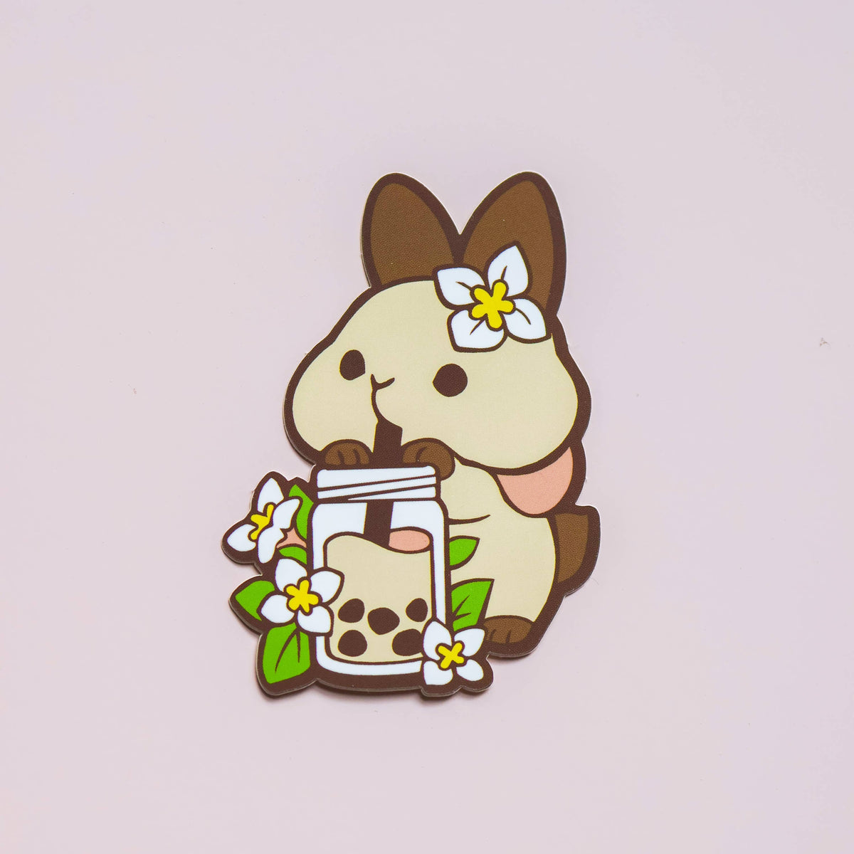 Thousand Skies Vinyl Sticker Jasmine Milk Tea Bunny