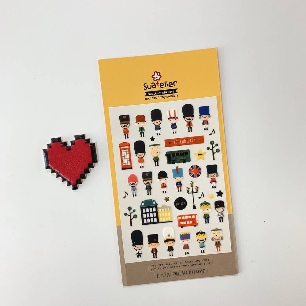 Suatelier Sticker Sheet - Toy Soldiers - 1021