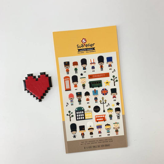 Suatelier Sticker Sheet - Toy Soldiers - 1021
