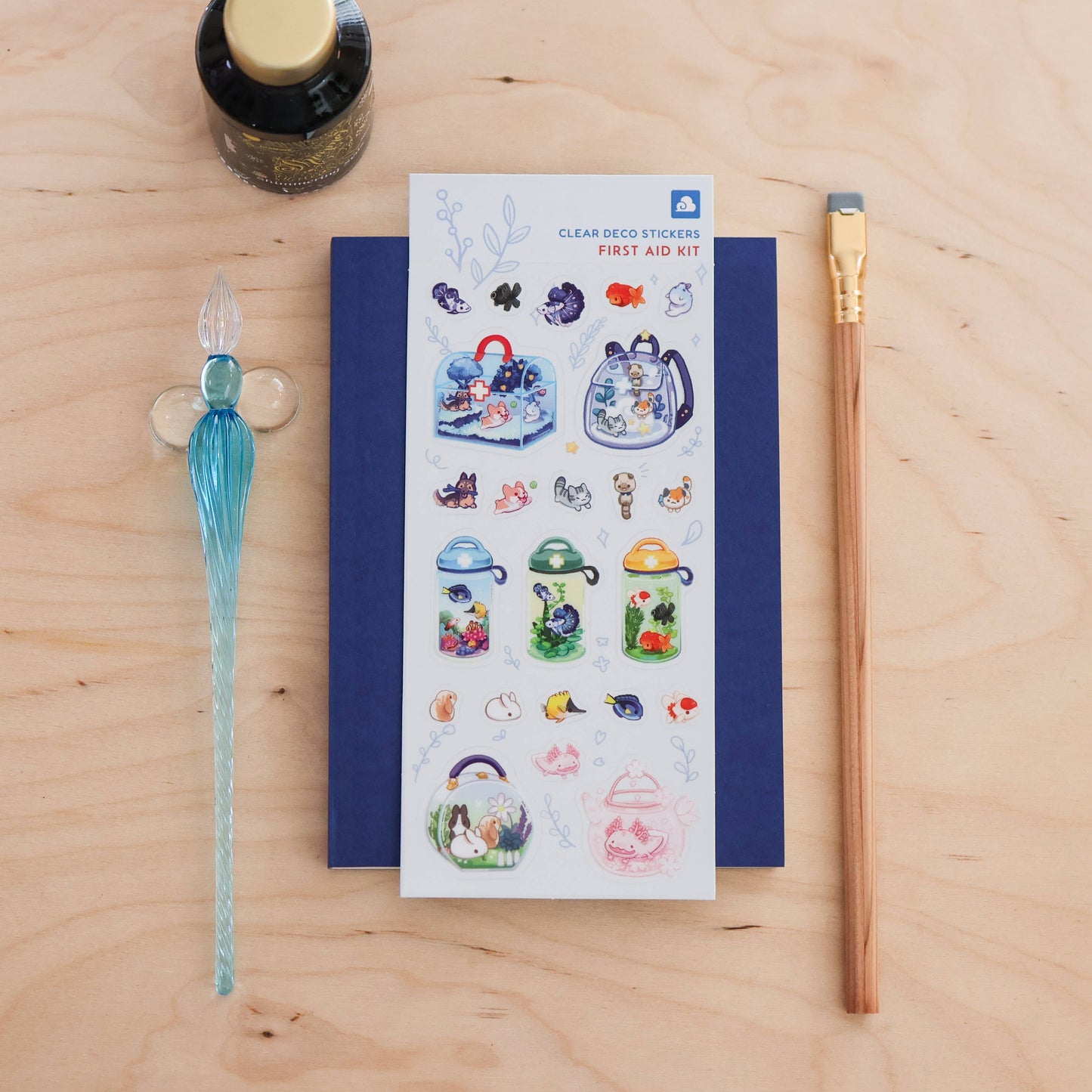 Thousand Skies Sticker Sheet (Clear) - First Aid Kit