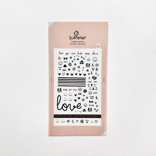 Suatelier Sticker Sheet - Deco Love