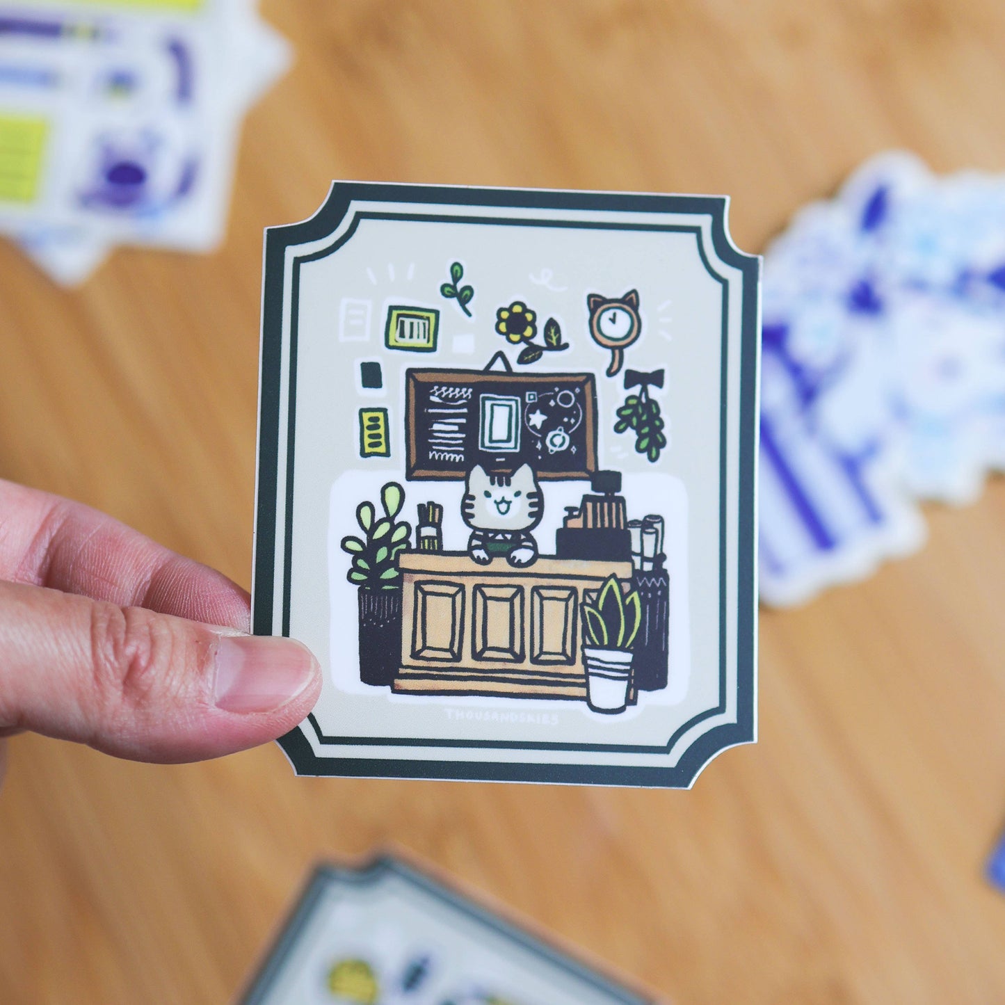 Thousand Skies Vinyl Sticker Stationery Store