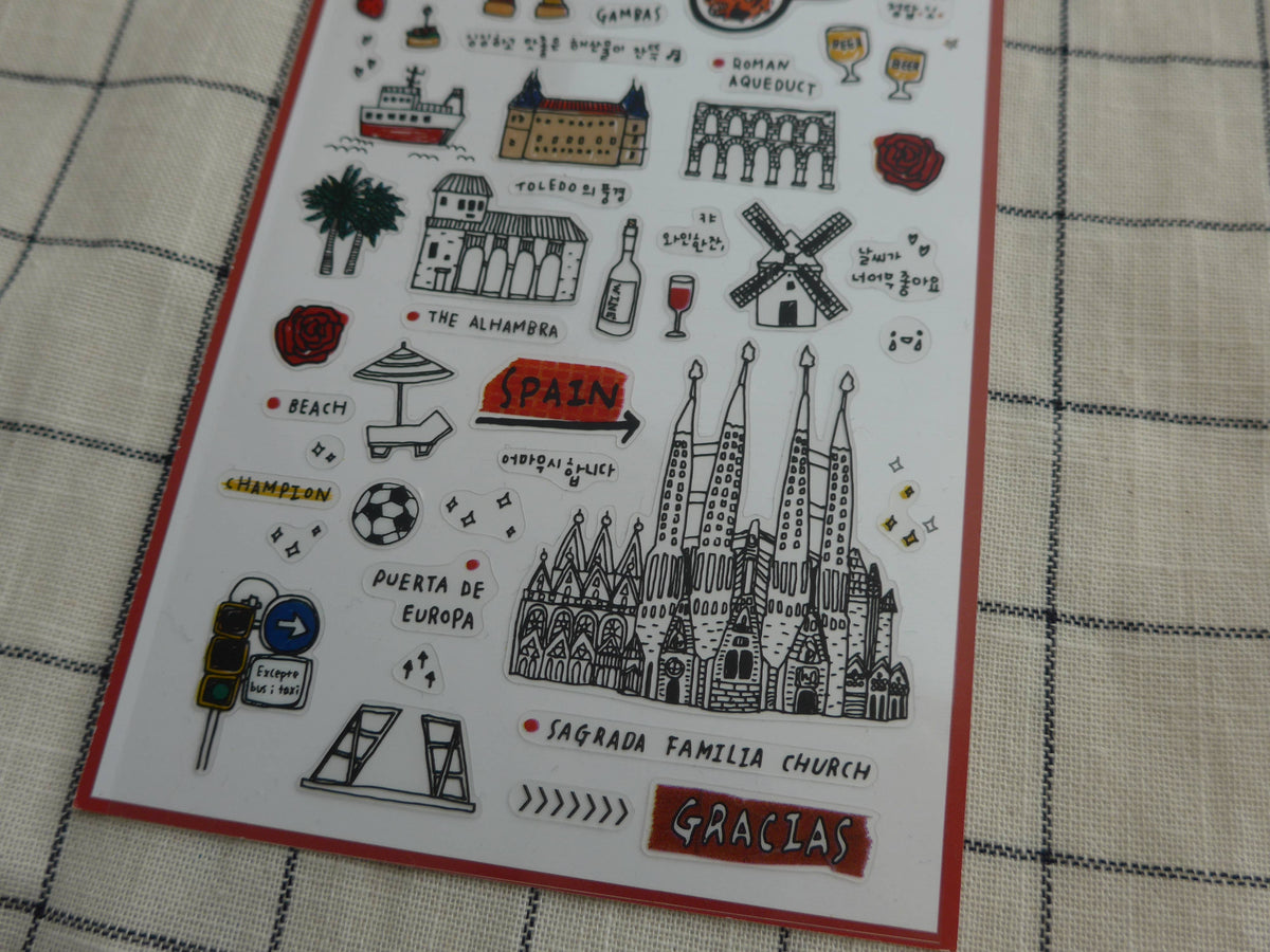 Suatelier Sticker Sheet - Hola
