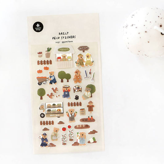 Suatelier Sticker Sheet - Ggumi Farm