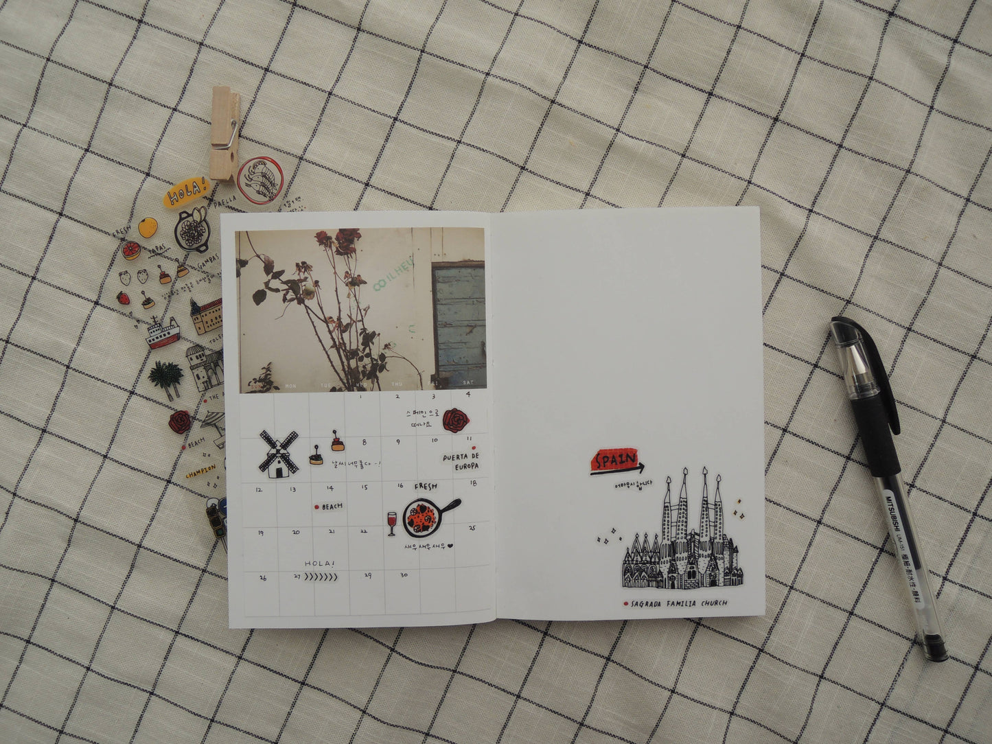 Suatelier Sticker Sheet - Hola